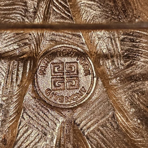 Vintage Givenchy Ladybug Brooch Red Enamel Crystal Rhinestones Gold Tone - FLAW - Picture 11 of 13